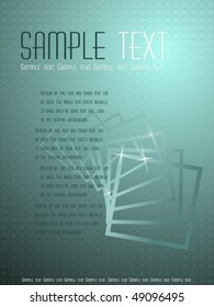 vector abstract card
