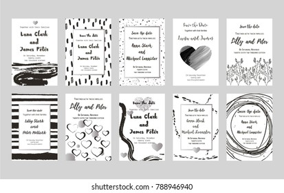 Vector abstract card design with gold effect. Perfect for invitation, save the date, happy birthday, mothers day, valentines day. Trendy card design for gift. Gift for the favorite. Modern style.