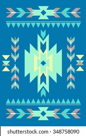 Vector abstract card templates for design wedding cards, party invitations, birthday, Valentines day, cover with tribal, navajo, ethnic, geometric patterns and elements