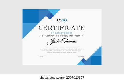 vetor abstract certificate. fundo de certificado simples