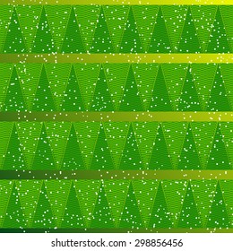 vector abstract christmas background. Stylized Christmas trees