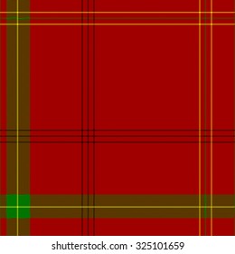 Vector abstract christmas seamless pattern background. Scottish style.