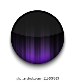 Vector abstract circle app icon on white background. Eps10