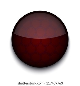 Vector abstract circle app icon on white background. Eps10