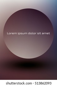 vector abstract circle banner for cosmetics