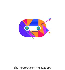 Vector abstract circle for brand logo