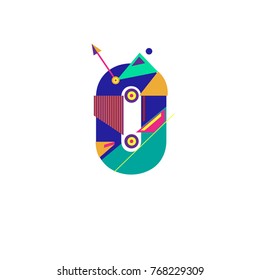 Vector abstract circle for brand logo