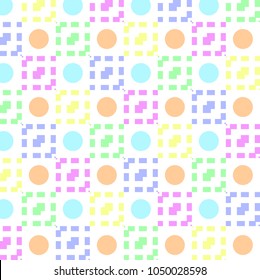 vector abstract circle colorful on white background