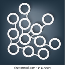 vector abstract circle object