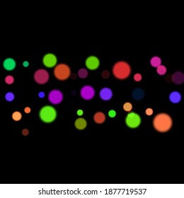 Vector abstract Circle paint color design background illustration blur