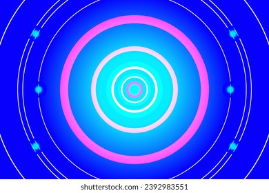 Vector abstract circle papercut layer white background with sphere shape design