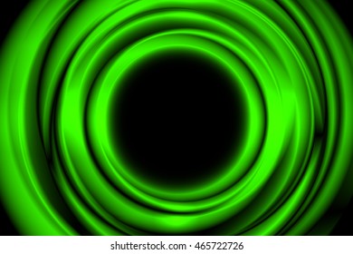 Vector abstract circle swirl. Smooth texture twist