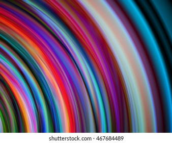 Vector abstract circle swirl. Smooth texture twist