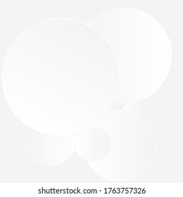 Vector abstract circle white background 