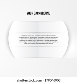 Vector abstract circles template. Object web design