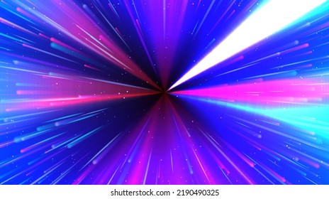 Vector Abstract Circular Geometric Background. Circular Geometric Centric Motion Pattern. Starburst Dynamic Lines Or Rays