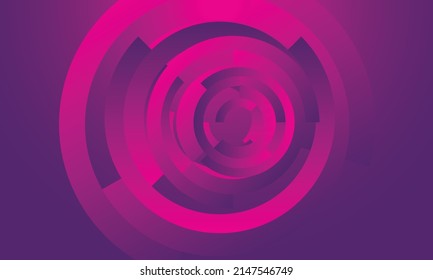 Vector of abstract circular pattern and background