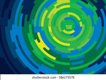 Vector Of Abstract Circular Pattern And Background
