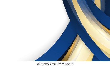 Vector abstract Clean and simple blue Business Card Template