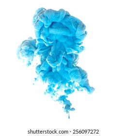 Vector abstract cloud. Ink swirling in water, cloud of ink in water isolated on white. Abstract banner paints. Holi. Liquid ink. Background for banner, card, poster, poster, identity,web design.Juice.