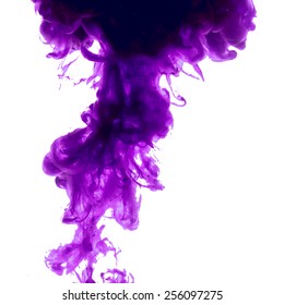 Vector abstract cloud. Ink swirling in water, cloud of ink in water isolated on white. Abstract banner paints. Holi. Liquid ink. Background for banner, card, poster, poster, identity,web design.Juice.