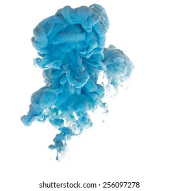 Vector abstract cloud. Ink swirling in water, cloud of ink in water isolated on white. Abstract banner paints. Holi. Liquid ink. Background for banner, card, poster, poster, identity,web design.Juice.