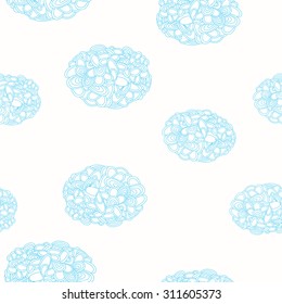 Vector abstract clouds design, nature pattern, cloud background. Sky