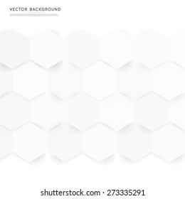 Vector abstract color 3d hexagonal. Background with hexagon element