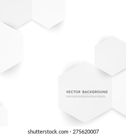 Vector abstract color 3d hexagonal. Background with hexagon element