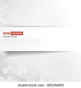Vector abstract color 3d hexagonal. Background with hexagon element