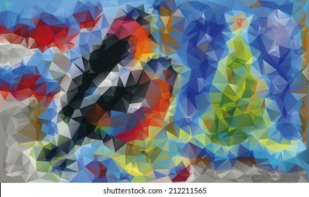vector abstract color background 