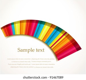 Vector abstract color background