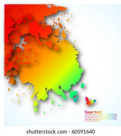 the vector abstract color background eps 10