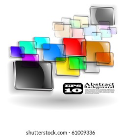 the vector abstract color background eps 10