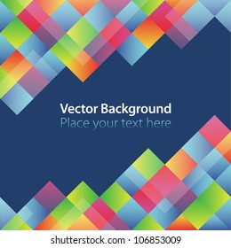 Vector abstract color background. Color squares