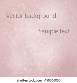 Vector abstract color banner with bokeh lights
