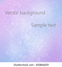 Vector abstract color banner with bokeh lights