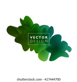 Vector abstract color cloud.  Liquid ink splash. Background for banner, card, poster, web design.