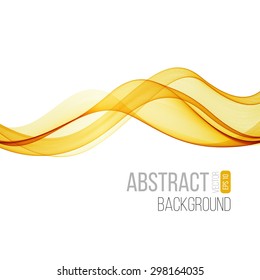Vector Abstract color curved lines background. Template brochure design. Smoke lines