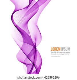 Vektor Abstrakte Farbe kurvige Linien Hintergrund.