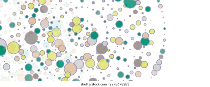 Fondo del círculo del punto de color abstracto del vector