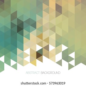 Vector Abstract color geometric background. Template design