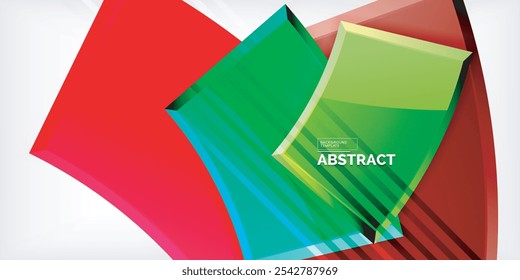 Formas geométricas de cores abstratas do vetor. Ilustração Para Papel De Parede, Banner, Plano De Fundo, Cartão, Ilustração De Livro, Página Inicial