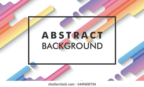 Vector Abstract color gradient background 