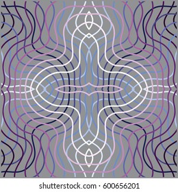 Vector abstract color grid pattern. Stained glass background