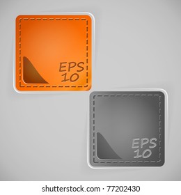 the vector abstract color label eps 10