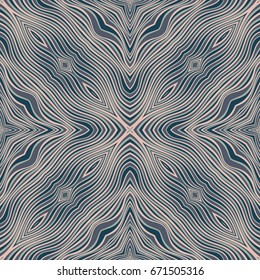 Vector abstract color lines pattern. Waves background with distortion effect. Optical illusion.