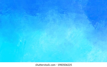 El color abstracto vectorial pinta fondo azul. Razo de pincel abstracto dibujado a mano. Elementos de acuarela.