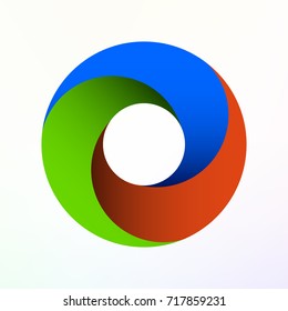 Vector abstract color swirl. Modern vector illustration
