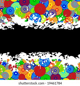 Vector abstract colored background